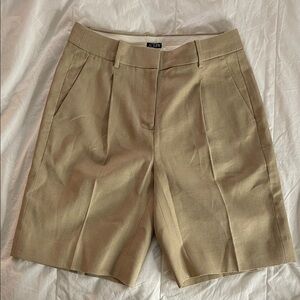 J. Crew Women's Classic Beige Dress Bermudas